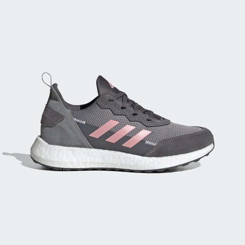 Adidasi Alergare Adidas RapidaLux S and L Baieti Romania - Gri/Roz/Albi FV2762